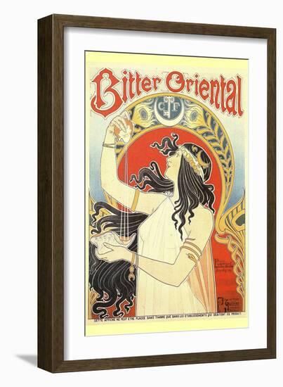 Bitter Oriental-Alphonse Mucha-Framed Art Print