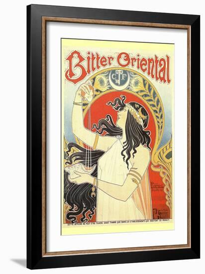 Bitter Oriental-Alphonse Mucha-Framed Art Print