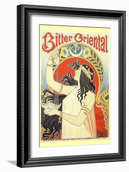 Bitter Oriental-Alphonse Mucha-Framed Art Print