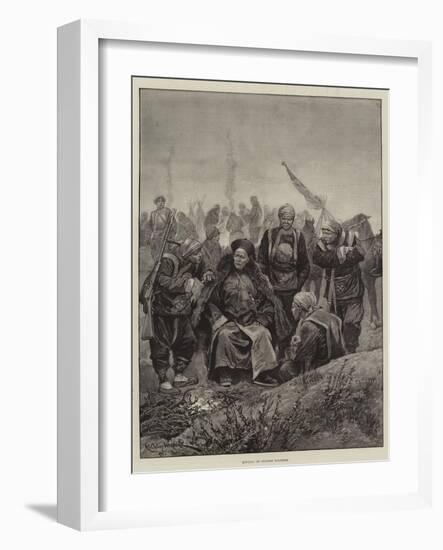 Bivouac of Chinese Soldiers-Richard Caton Woodville II-Framed Giclee Print