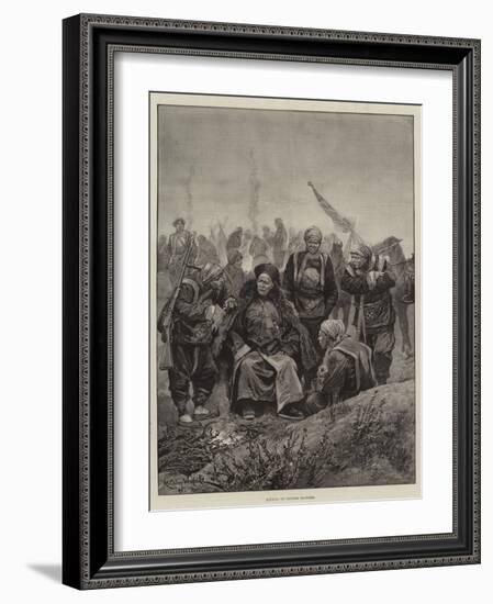 Bivouac of Chinese Soldiers-Richard Caton Woodville II-Framed Giclee Print
