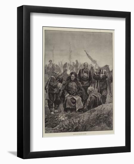 Bivouac of Chinese Soldiers-Richard Caton Woodville II-Framed Giclee Print