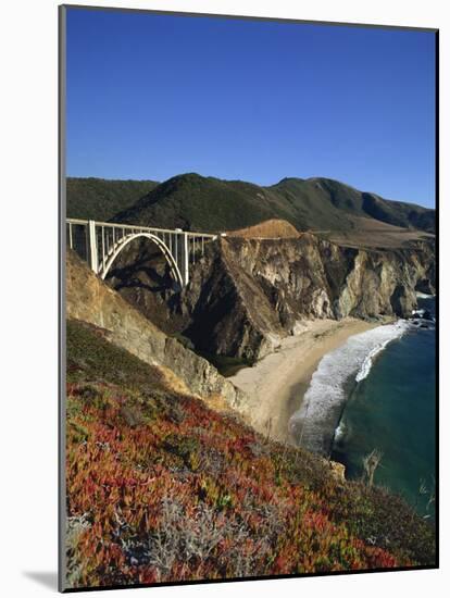 Bixby Bridge, Big Sur, California, USA-Steve Vidler-Mounted Photographic Print