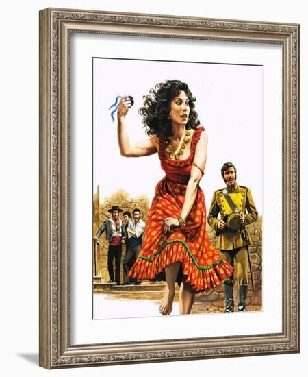 Bizet's Carmen-Roger Payne-Framed Giclee Print