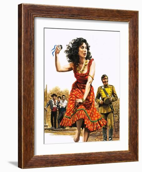 Bizet's Carmen-Roger Payne-Framed Giclee Print