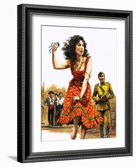 Bizet's Carmen-Roger Payne-Framed Giclee Print