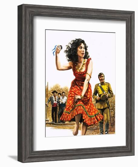 Bizet's Carmen-Roger Payne-Framed Giclee Print