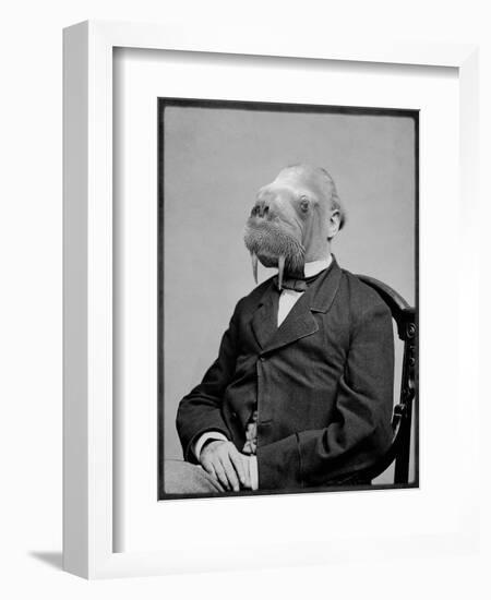 Bjorn Walrussen-Grand Ole Bestiary-Framed Art Print