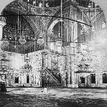 Interior, Mosque of Muhammad Ali, Cairo, Egypt, 1899-BL Singley-Framed Photographic Print