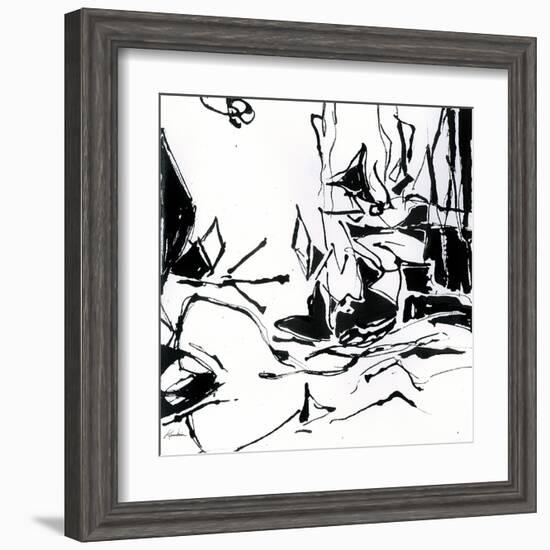 Black 6-Diane Lambin-Framed Art Print