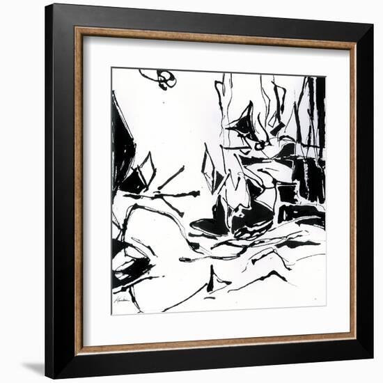 Black 6-Diane Lambin-Framed Art Print