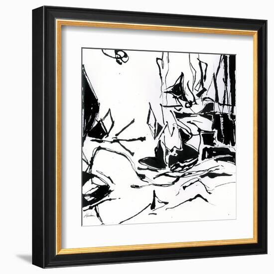 Black 6-Diane Lambin-Framed Art Print