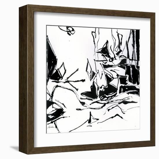 Black 6-Diane Lambin-Framed Art Print