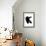 Black abstract Stroke-Unknown Uplusmestudio-Framed Giclee Print displayed on a wall