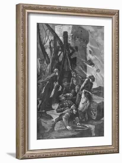 Black Agnes at the Siege of Dunbar, 1338-Charles S Ricketts-Framed Giclee Print