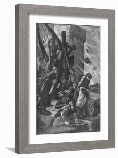 Black Agnes at the Siege of Dunbar, 1338-Charles S Ricketts-Framed Giclee Print