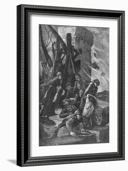 Black Agnes at the Siege of Dunbar, 1338-Charles S Ricketts-Framed Giclee Print