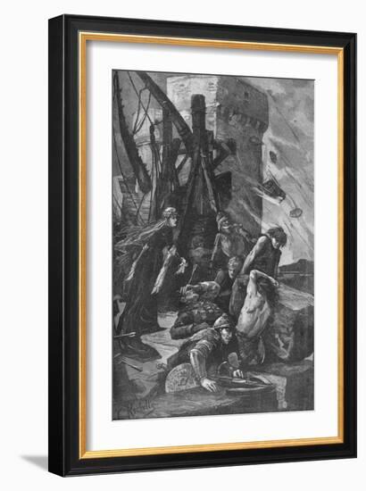 Black Agnes at the Siege of Dunbar, 1338-Charles S Ricketts-Framed Giclee Print