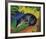 Black and Blue Fox-Franz Marc-Framed Giclee Print