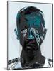 Black and Blue Man-Enrico Varrasso-Mounted Art Print