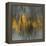 Black and Gold Abstract-Danhui Nai-Framed Stretched Canvas