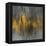 Black and Gold Abstract-Danhui Nai-Framed Stretched Canvas