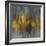 Black and Gold Abstract-Danhui Nai-Framed Art Print