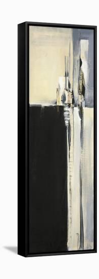 Black and Graphite II-Terri Burris-Framed Stretched Canvas