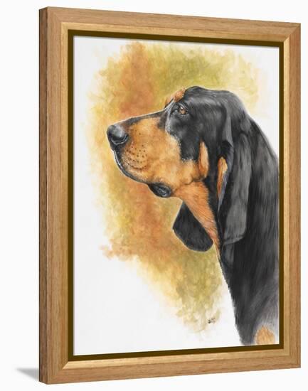 Black and Tan CoonHound-Barbara Keith-Framed Premier Image Canvas