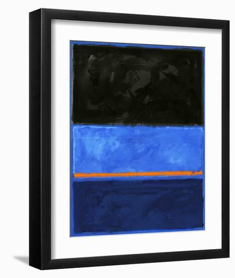 Black and Tangerine-Carmine Thorner-Framed Art Print