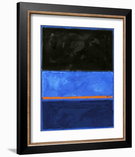 Black and Tangerine-Carmine Thorner-Framed Art Print