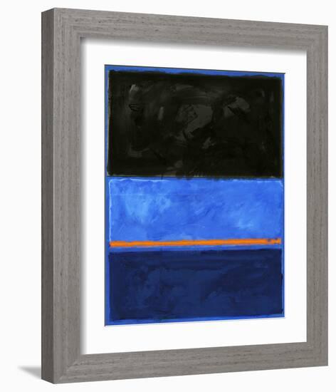 Black and Tangerine-Carmine Thorner-Framed Art Print