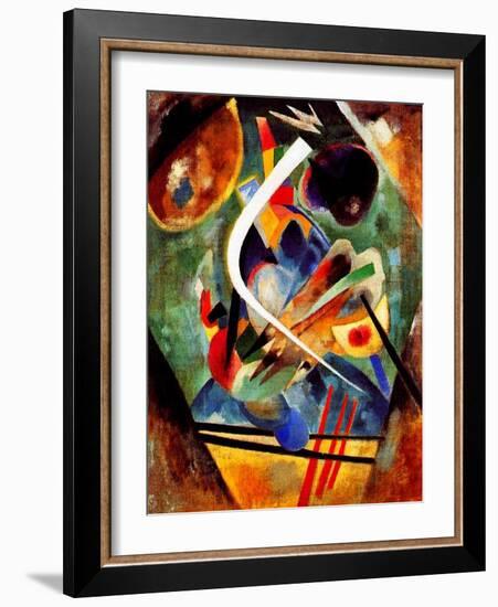 Black and Violet Composition, 1920-Wassily Kandinsky-Framed Giclee Print