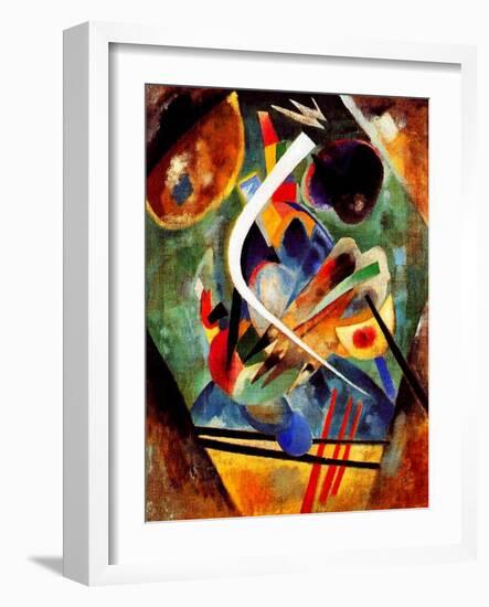 Black and Violet Composition, 1920-Wassily Kandinsky-Framed Giclee Print