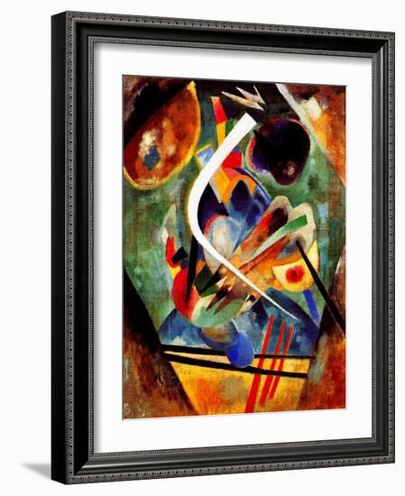 Black and Violet Composition, 1920-Wassily Kandinsky-Framed Giclee Print