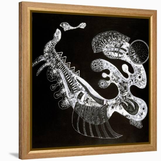 Black and White, 20th Century-Vassily Kandinsky-Framed Premier Image Canvas