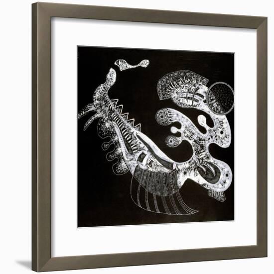 Black and White, 20th Century-Vassily Kandinsky-Framed Giclee Print