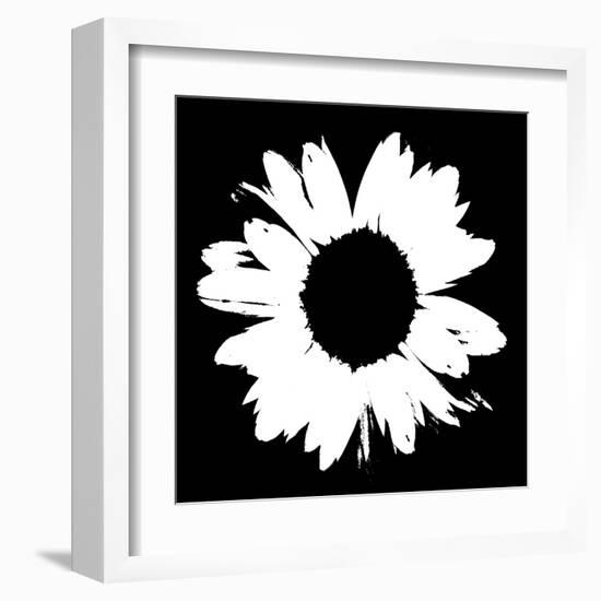 Black And White Abstract Daisy II-Ruth Palmer-Framed Art Print