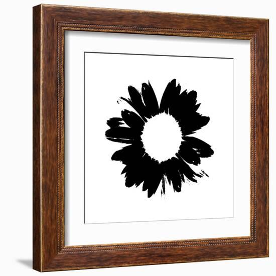 Black And White Abstract Daisy-Ruth Palmer-Framed Art Print