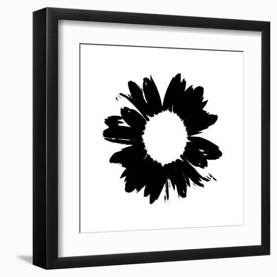 Black And White Abstract Daisy-Ruth Palmer-Framed Art Print