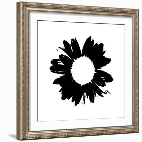 Black And White Abstract Daisy-Ruth Palmer-Framed Art Print