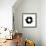 Black And White Abstract Daisy-Ruth Palmer-Framed Art Print displayed on a wall