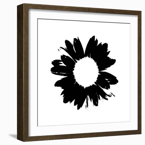 Black And White Abstract Daisy-Ruth Palmer-Framed Art Print