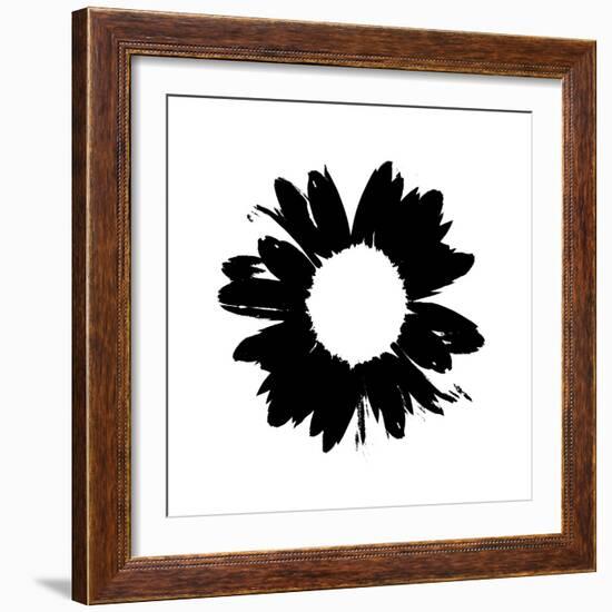 Black And White Abstract Daisy-Ruth Palmer-Framed Art Print