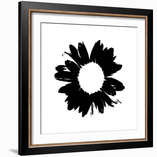 Black And White Abstract Daisy-Ruth Palmer-Framed Art Print