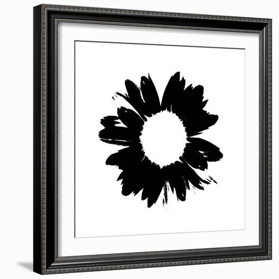 Black And White Abstract Daisy-Ruth Palmer-Framed Art Print