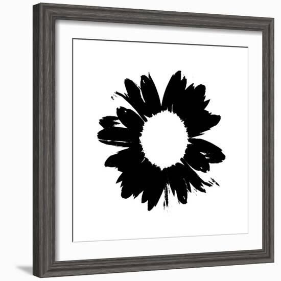 Black And White Abstract Daisy-Ruth Palmer-Framed Premium Giclee Print