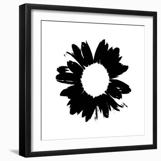 Black And White Abstract Daisy-Ruth Palmer-Framed Premium Giclee Print