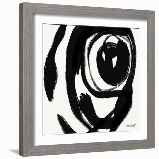 Black and White Abstract I-Anne Tavoletti-Framed Art Print