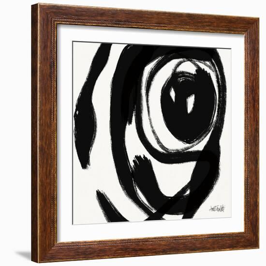 Black and White Abstract I-Anne Tavoletti-Framed Art Print